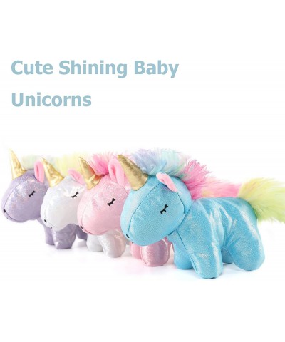 Unicorn Stuffed Animal for Girls Mommy Stuffed Unicorn with 4 Baby Unicorns Cute Plush Unicorn Toy for Kids 22'' $45.71 Stuff...