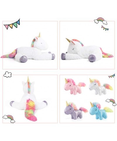 Unicorn Stuffed Animal for Girls Mommy Stuffed Unicorn with 4 Baby Unicorns Cute Plush Unicorn Toy for Kids 22'' $45.71 Stuff...