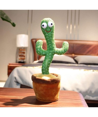 Dancing Cactus Singing Cactus Plush Toys With Recording and Repeat 120 English Songs Electric Dancing Singing Cactus Toy for ...