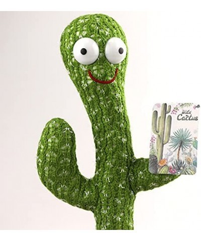 Dancing Cactus Singing Cactus Plush Toys With Recording and Repeat 120 English Songs Electric Dancing Singing Cactus Toy for ...