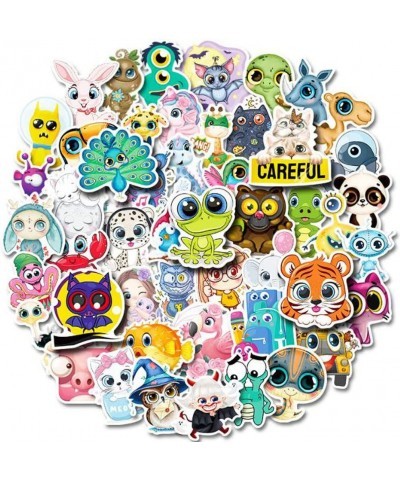 Sticker 50Pcs Cute Cartoon Animal Sticker Animal Avatar Sticker Cartoon Big Eyes Sticker Stationery Sticker Laptop Skateboard...