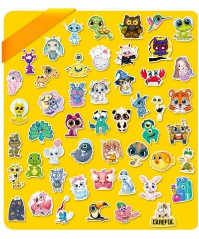 Sticker 50Pcs Cute Cartoon Animal Sticker Animal Avatar Sticker Cartoon Big Eyes Sticker Stationery Sticker Laptop Skateboard...