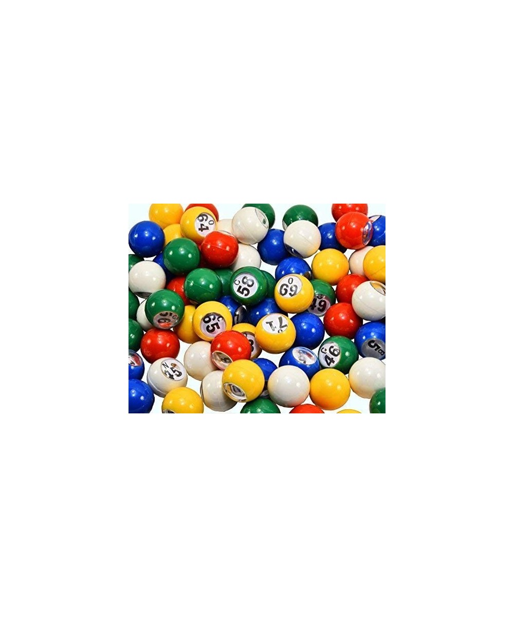 - Premium Multicolored Bingo Balls - Easy Read Window - 7/8" - 75 Count - for Large Group Games Bingo Halls & Recreational Ac...