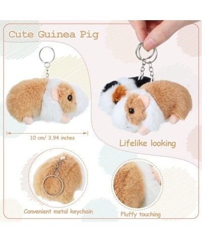 12 Pieces Guinea Pig Stuffed Animal Bulk Plush Toy Small Stuffed Doll with Chain for Kid Boy Girl Party Favors Goodie Bag Fil...