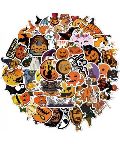 50 Pcs Halloween Stickers Waterproof Vinyl Stickers for Water Bottle Laptop Bike Luggage Skateboard Funny Party Pumpkin Stick...