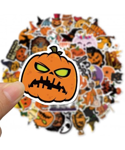 50 Pcs Halloween Stickers Waterproof Vinyl Stickers for Water Bottle Laptop Bike Luggage Skateboard Funny Party Pumpkin Stick...