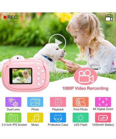 Instant Camera for Kids Camera for Girls 40MP Kids Digital Camera 2.4" Screen Toddler Camera Kids Selfie Video Camera Childre...