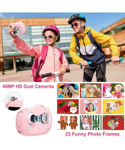 Instant Camera for Kids Camera for Girls 40MP Kids Digital Camera 2.4" Screen Toddler Camera Kids Selfie Video Camera Childre...