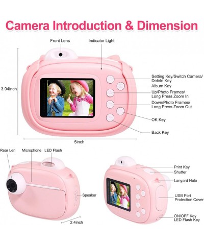 Instant Camera for Kids Camera for Girls 40MP Kids Digital Camera 2.4" Screen Toddler Camera Kids Selfie Video Camera Childre...