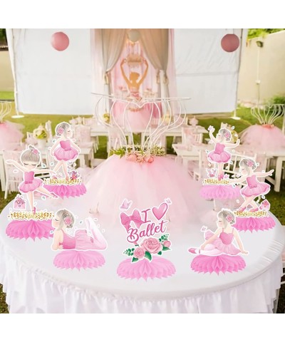 Ballerina Honeycomb Centerpieces Ballet Dancer Table Centerpieces Ballerina Birthday Party Decorations for Girls Ballerina Th...