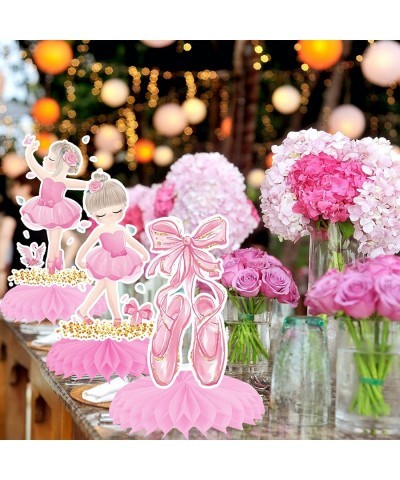 Ballerina Honeycomb Centerpieces Ballet Dancer Table Centerpieces Ballerina Birthday Party Decorations for Girls Ballerina Th...