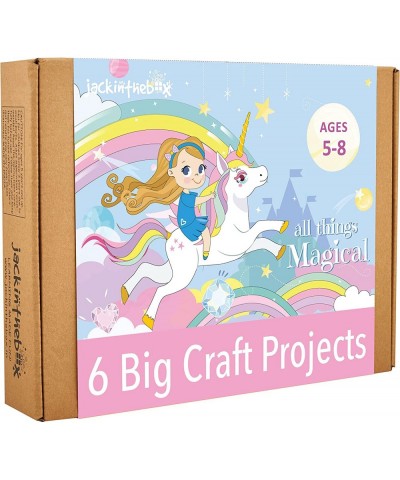 Unicorn Crafts for Kids Ages 4-8 6-in-1 Unicorn Gifts for Girls Unicorn Craft Kit Unicorn Toys Unicorn Arts and Crafts for Gi...