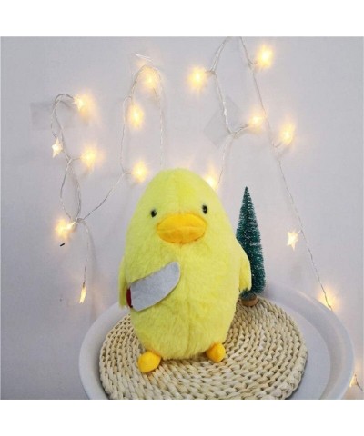 Plush Doll Figurine Toy Pet Pillow Animal 30cm Cartoon Duck with Knife Plush Toy Cute Hamster Animal Stuffed Plush Dolls for ...