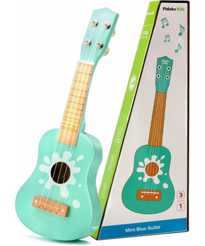 Toy Guitar Wooden Ukulele - Mint Blue - Musical Toys for Toddlers Boys and Girls $42.22 Kids' Musical Instruments