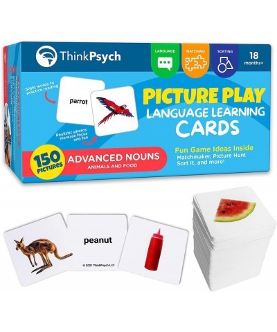 150 Advanced Noun Flash Cards for Toddlers 2-4 Years – Picture Cards for Speech Therapy & Autism Learning Materials - Prescho...