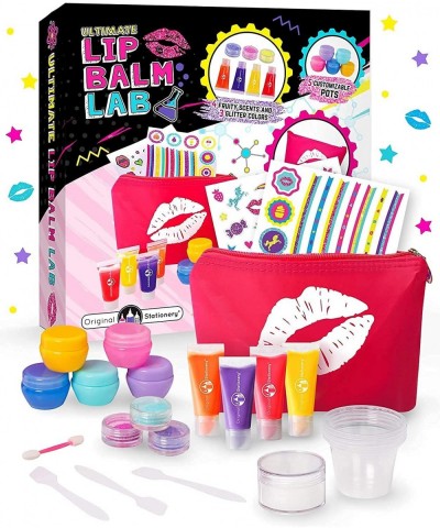 Make Your Own Lip Balm Lab 24-Piece Lip Gloss Making Kit for Girls Fun Christmas Crafts for Kids & Ideal Kids Christmas Gifts...