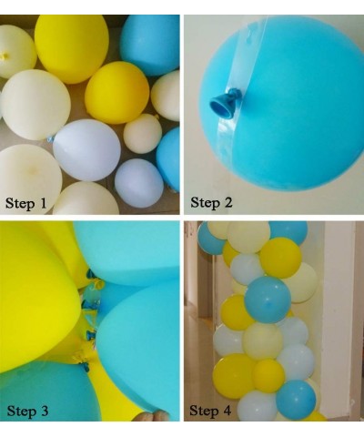 Pooh Bear Balloons Garland Arch Kit Blue Yellow Balloons Bouquet Kit SpongeBob Theme Baby Shower Balloons Backdrop Background...