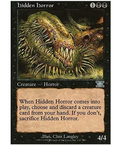 Hidden Horror - Sixth Edition $11.60 Card Games