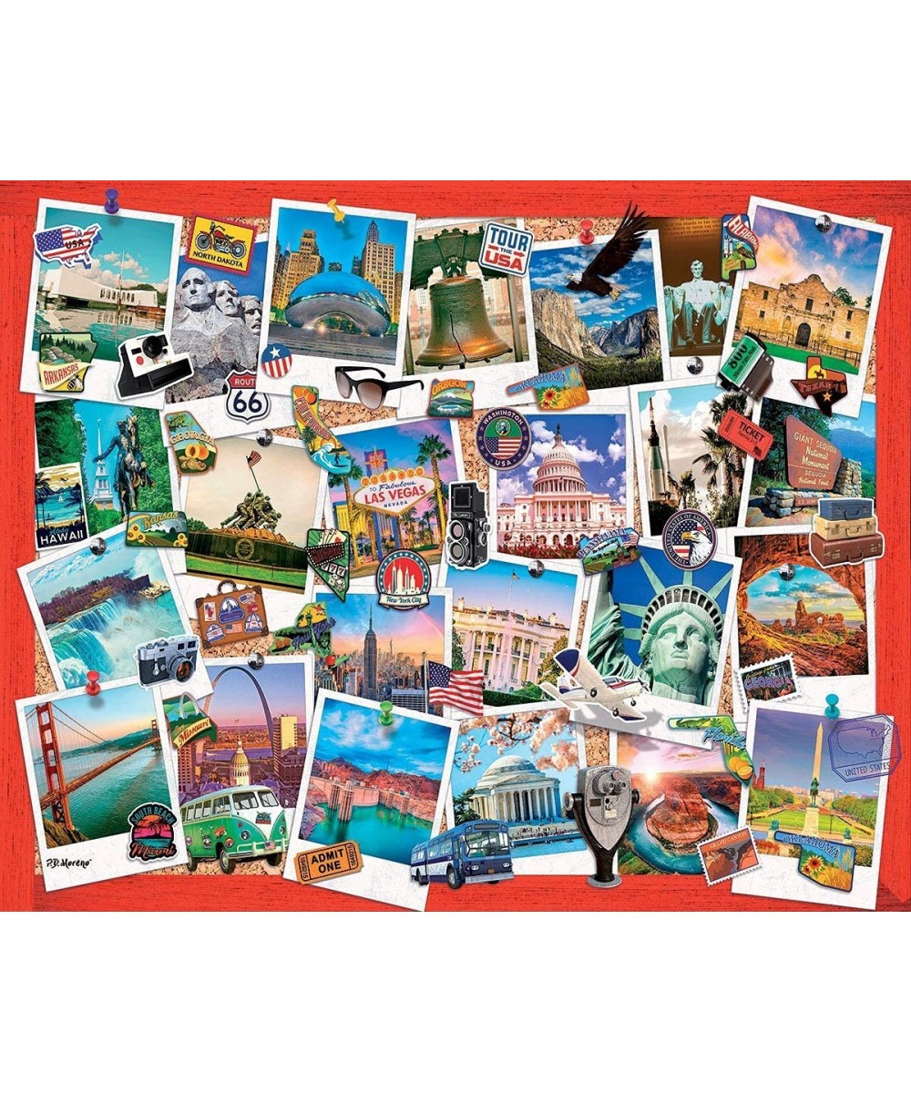 Puzzles Snapshot of America - 1000 Piece Jigsaw Puzzle $32.67 Jigsaw Puzzles