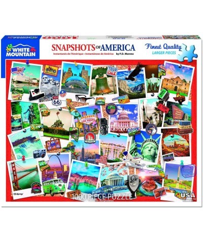 Puzzles Snapshot of America - 1000 Piece Jigsaw Puzzle $32.67 Jigsaw Puzzles