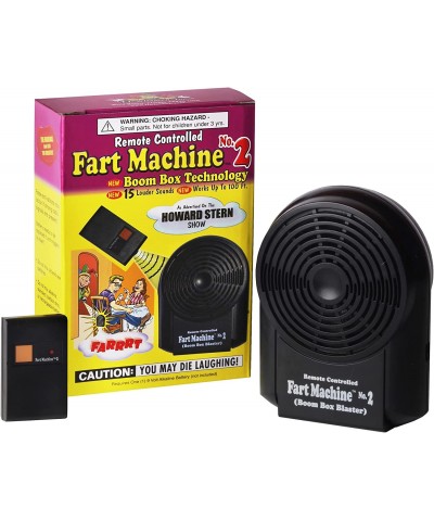 Remote Controlled Fart Machine 2 with Boom Box Technology - 15 Realistic Sounds - Wireless with 100 ft Range $27.77 Gags & Pr...