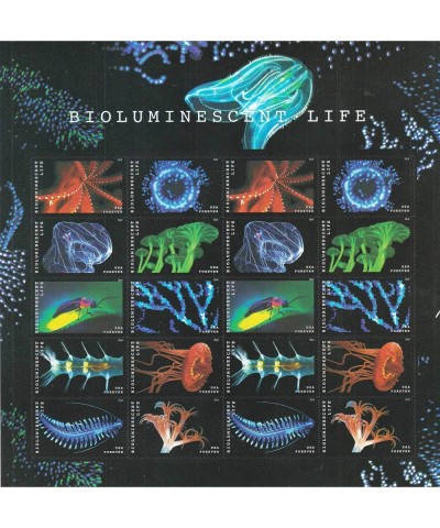 Forever Stamp: Bioluminescence (1 Sheets (20 Stamps)) $58.61 Collectible Postage Stamps