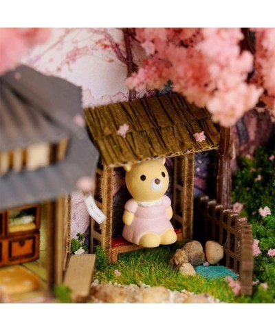 Box Theatre Doll House Furniture Miniature 1:24 DIY Dollhouse Kit for Kids (Cherry Blossoms) $28.41 Dollhouses