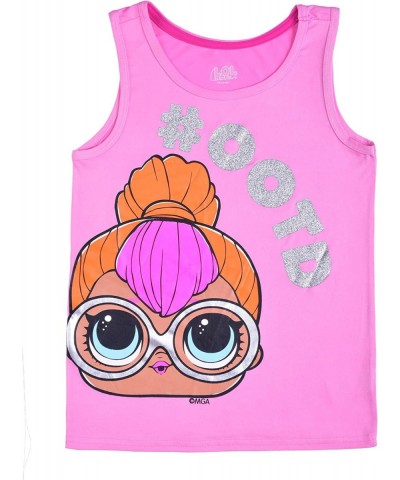 LOL Surprise Dolls Girls 3 Pack Tank Tops for Little and Big Kids – Pink/Black $43.78 Dolls