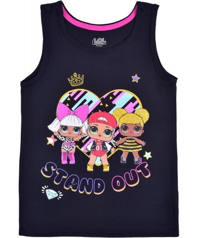 LOL Surprise Dolls Girls 3 Pack Tank Tops for Little and Big Kids – Pink/Black $43.78 Dolls