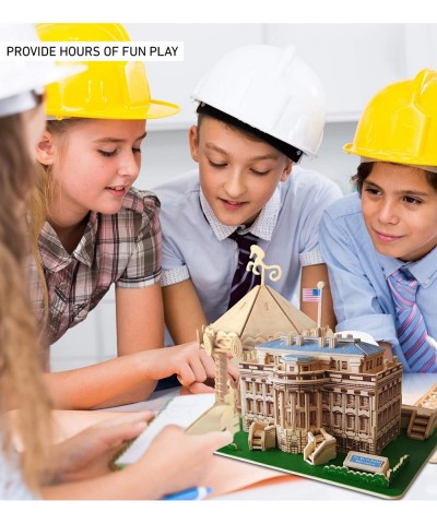 The White House Wooden 3D Puzzle Construction Kit $46.47 3-D Puzzles