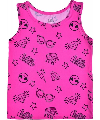 LOL Surprise Dolls Girls 3 Pack Tank Tops for Little and Big Kids – Pink/Black $43.78 Dolls