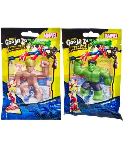 Marvel Mini Series 2.5 inch Stretchy Action Figures (Groot & Hulk (2 Pack)) $25.91 Action Figures