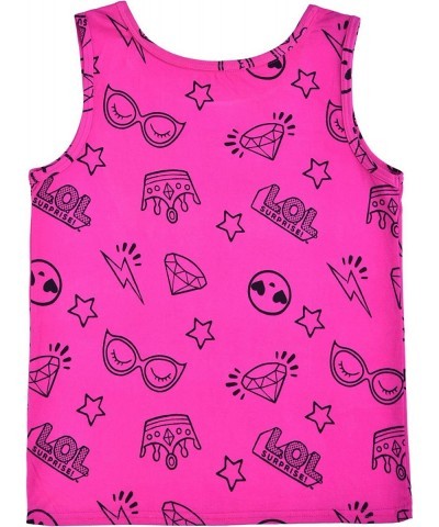 LOL Surprise Dolls Girls 3 Pack Tank Tops for Little and Big Kids – Pink/Black $43.78 Dolls