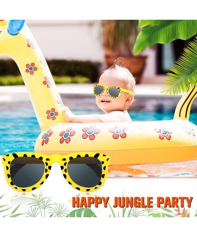 Pack of 24 Animal Print Sunglasses Jungle Sunglasses Zoo Animal Glasses Safari Kids Sunglasses Party Favor Wild Girl Boy Eyew...