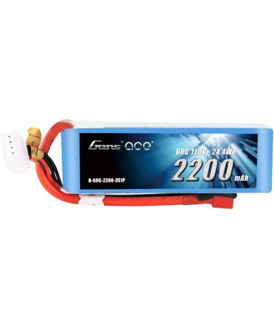 11.1V 2200mAh 3S 60C LiPo Battery Pack with Deans Plug for 450 Size Helicopter Glider and EPP FPV RC Car Boat Truck Heli Airp...