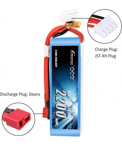 11.1V 2200mAh 3S 60C LiPo Battery Pack with Deans Plug for 450 Size Helicopter Glider and EPP FPV RC Car Boat Truck Heli Airp...