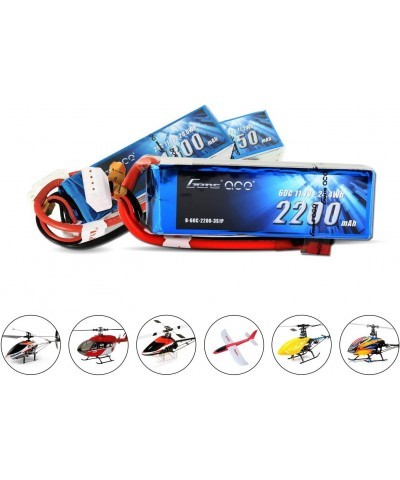 11.1V 2200mAh 3S 60C LiPo Battery Pack with Deans Plug for 450 Size Helicopter Glider and EPP FPV RC Car Boat Truck Heli Airp...