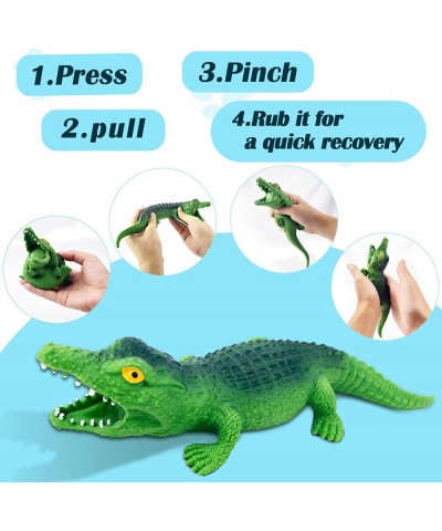 Stretchy Animal Sensory Stress Relief Toys Crocodile Squishy Stress Toys Alligators Squeeze Sand Rebound Ball Fidget Knead To...