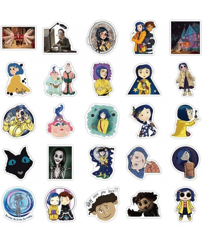 Coraline & The Secret Door Stickers for Water Bottles 50 Pcs Cute Waterproof Aesthetic Trendy Stickers for Teens Girls Perfec...