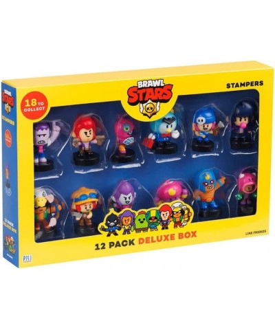 Brawl Stars Collectible Stampers |12 Brawl Stars Toys Out of 24 Collectibles in 1 Pack | 1 Rare Mystery Figure | Officially L...