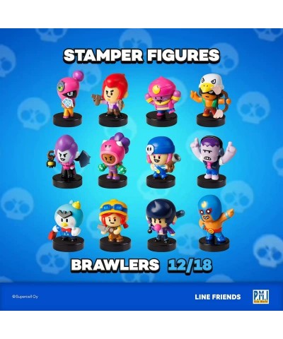 Brawl Stars Collectible Stampers |12 Brawl Stars Toys Out of 24 Collectibles in 1 Pack | 1 Rare Mystery Figure | Officially L...