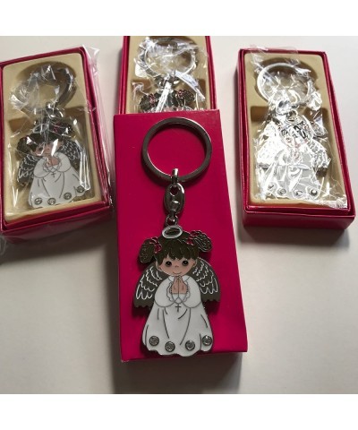 12 White Angel Girl Keychain First Communion Baptism Party Favor White $32.84 Kids' Party Favor Sets