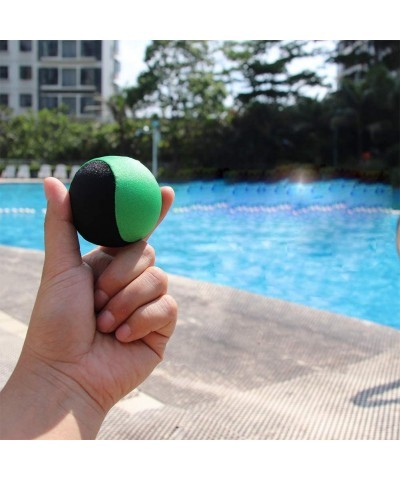 Water Bouncing Ball Hand Stress Relief Ball 2 Pack Water Jumping Ball for Swimming Pool Beach Ocean and Outdoor Activity (Yel...