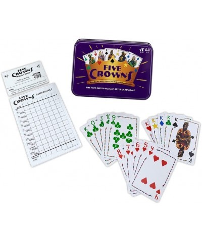 Five Crowns Collectible Tin -—Rummy-Style Card Game — Game Night Favorite for Adults and Kids — for Ages 8 and Up $33.93 Card...