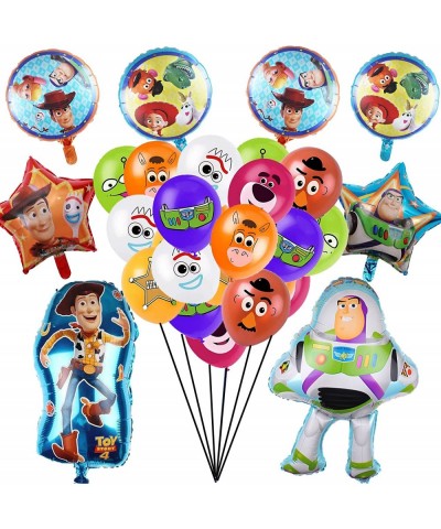 Toy Inspired Story Party Decorations Balloons 36PCS Toy Inspired Story Birthday Party Balloons Set Buzz -Light-Year Woody Par...