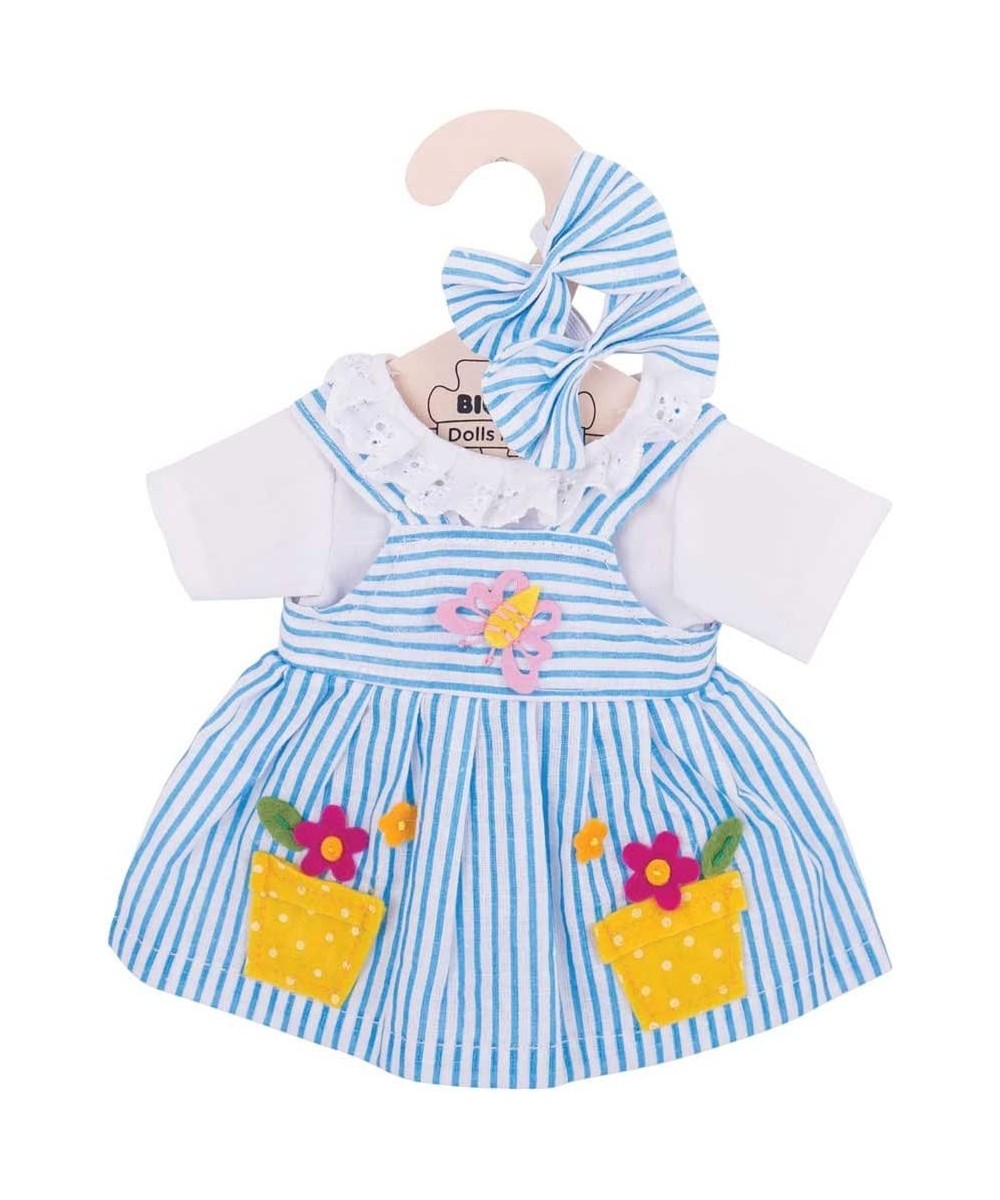 Blue Striped Dress (for Size Medium Doll) Dolls ONLY $21.66 Doll Accessories