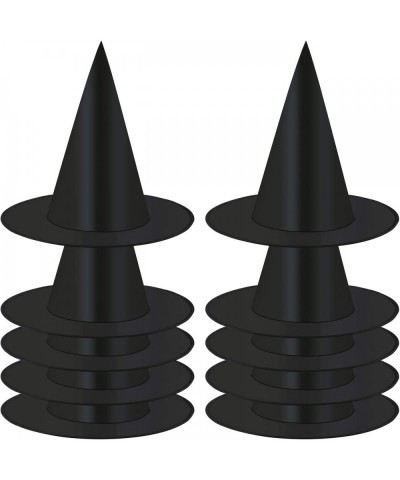 10 Pieces Halloween Witch Hat Wizard Hat Halloween Costume Accessory for Holiday Halloween Christmas Party Black $16.06 Kids'...