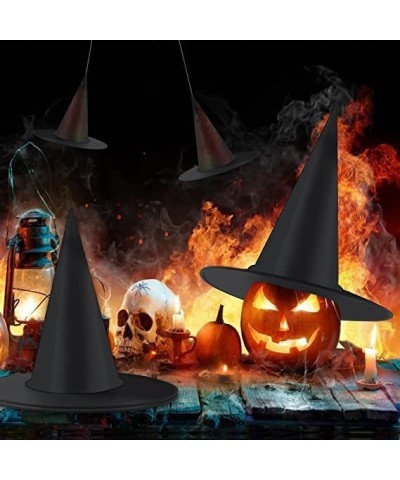 10 Pieces Halloween Witch Hat Wizard Hat Halloween Costume Accessory for Holiday Halloween Christmas Party Black $16.06 Kids'...