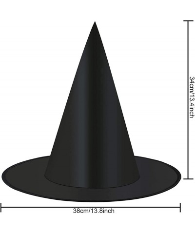 10 Pieces Halloween Witch Hat Wizard Hat Halloween Costume Accessory for Holiday Halloween Christmas Party Black $16.06 Kids'...