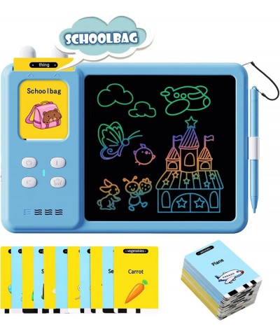 Talking Flash Cards Education Toys LCD Drawing Tablet Montessori Sensory Learning Toys for 1 2 3 4 5 6 Toddlers 224 Sight Wor...